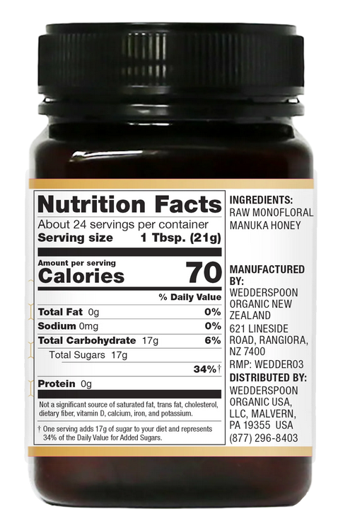 Raw Manuka Honey MGO 850 17.6oz