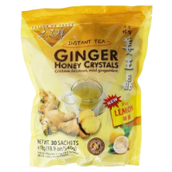 Ginger Honey Crystals Lemon Flavor